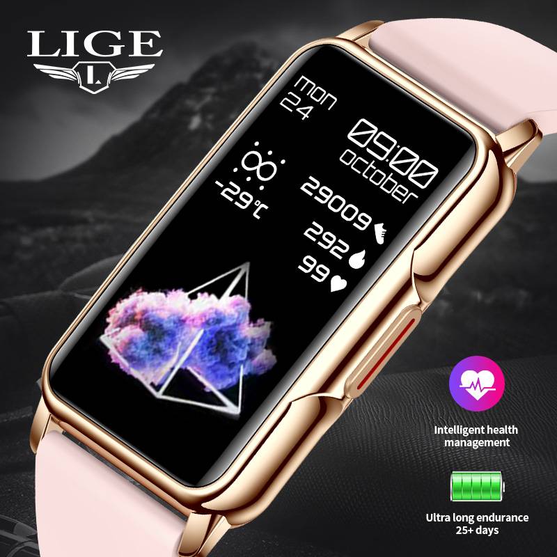 ساعة ذكية نسائية أنيقة بتصميم فاخر-Montre connectée féminine élégante - الصورة 6
