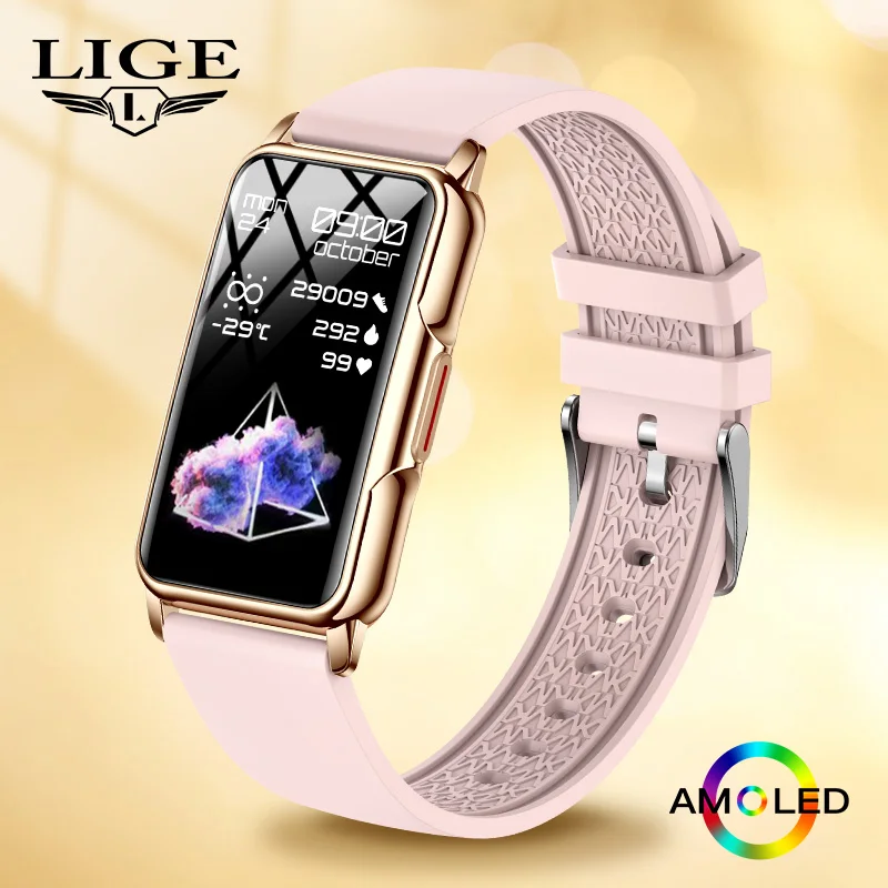 ساعة ذكية نسائية أنيقة بتصميم فاخر-Montre connectée féminine élégante - الصورة 2