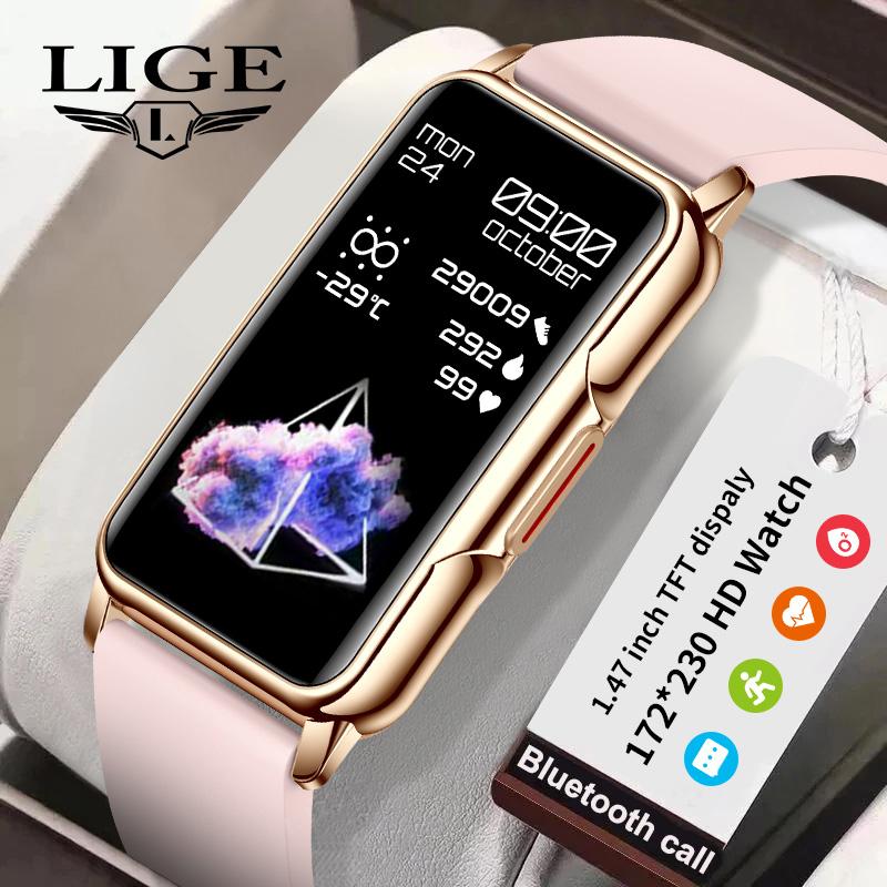 ساعة ذكية نسائية أنيقة بتصميم فاخر-Montre connectée féminine élégante