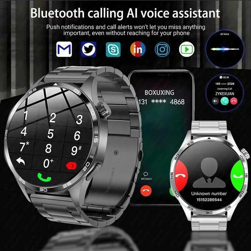 ساعة ذكية gt6 بشاشة AMOLED وبطارية تدوم طويلاً - الصورة 5