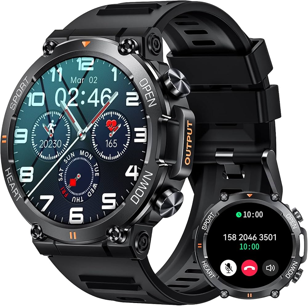 LIGE Bluetooth Smart Watch – Design Métallique Haut de Gamme - الصورة 6